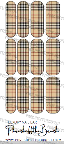 Plaid Decal