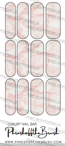 Pink Marble Decal